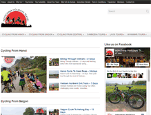 Tablet Screenshot of bikingtoursvietnam.com
